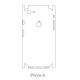 Hydrogel - matná zadná ochranná fólia (full cover) - iPhone 8 - typ výrezu 5
