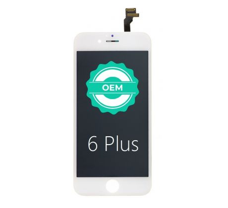 Biely LCD displej iPhone 6 Plus + dotyková doska OEM
