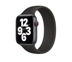 Remienok pre Apple Watch (42/44/45mm) Solo Loop, veľkosť M - čierny  