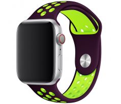 Remienok pre Apple Watch (42/44/45mm) Sport, purple-green (veľkosť L)