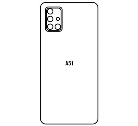 Hydrogel - zadná ochranná fólia - Samsung Galaxy A51 5G - typ výrezu 3