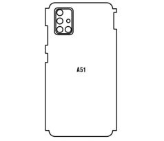 Hydrogel - zadná ochranná fólia - Samsung Galaxy A51 5G - typ výrezu 2