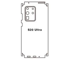 Hydrogel - ochranná fólia - Samsung Galaxy S20 Ultra - typ výrezu 4