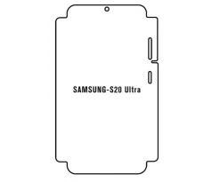 Hydrogel - ochranná fólia - Samsung Galaxy S20 Ultra - typ výrezu 3