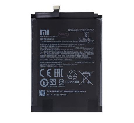 Batéria BN53 pre Xiaomi Redmi Note 9/9S/9 Pro/10 Pro 5020mAh OEM