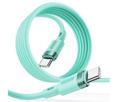 KÁBEL JOYROOM S-1230N9 TYPE-C TO TYPE-C CABLE PD60W/3A 120CM GREEN