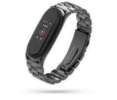 REMIENOK TECH-PROTECT STAINLESS XIAOMI MI SMART BAND 5 / 6 / 6 NFC BLACK