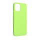 Roar Colorful Jelly Case -  iPhone 12 / 12 Pro žltý limetkový