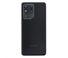 Samsung Galaxy S20 Ultra - Zadný kryt so sklíčkom kamery - Cosmic Black (náhradný diel)