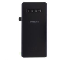 Samsung Galaxy S10 Plus - Zadný kryt so sklíčkom kamery - čierny  (náhradný diel)