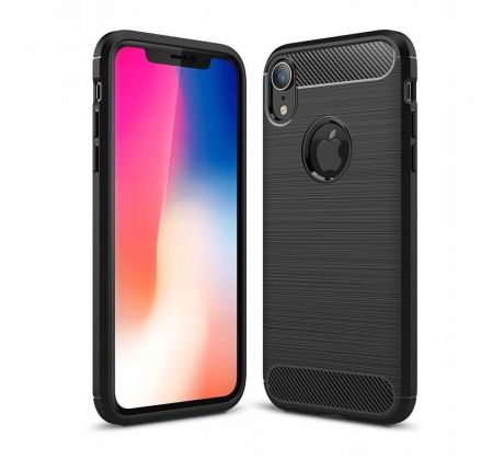 Forcell CARBON Case  iPhone XR  čierny