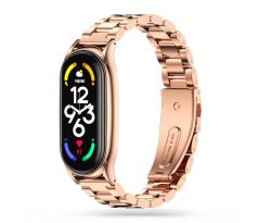 REMIENOK TECH-PROTECT STAINLESS XIAOMI MI SMART BAND 7 ROSE GOLD