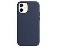 iPhone 12/12 Pro Silicone Case s MagSafe - Deep Navy design (tmavomodrý)