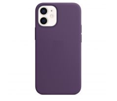 iPhone 12/12 Pro Silicone Case s MagSafe - Amethyst design (fialový)