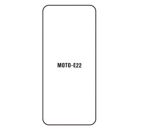 Hydrogel - ochranná fólia - Motorola Moto E22/E22i (case friendly)