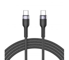 KÁBEL TECH-PROTECT ULTRABOOST TYPE-C CABLE PD60W/3A 200CM BLACK