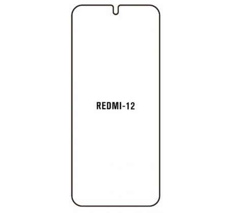 UV Hydrogel s UV lampou - ochranná fólia - Xiaomi Redmi 12 5G
