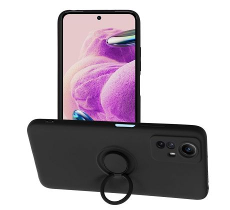 SILICONE RING Case  Xiaomi Redmi Note 12S čierny