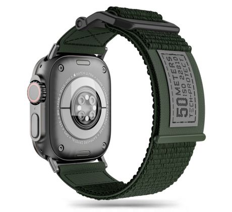 REMIENOK TECH-PROTECT SCOUT APPLE WATCH 4 / 5 / 6 / 7 / 8 / 9 / SE / ULTRA 1 / 2 (42 / 44 / 45 / 49 mm) MILITARY GREEN