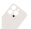 Apple iPhone 15 Pro - Náhradné zadné sklo housingu (White Titanium) 