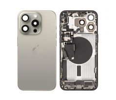 Apple iPhone 14 Pro - Zadný housing s predinštalovanými dielmi (Gold)
