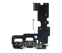 iPhone 7 - Čierny nabíjací konektor + flex kábel s mikrofónom