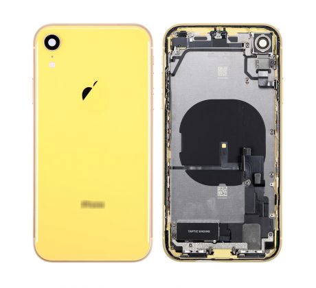 Apple iPhone XR - Zadný Housing - žltý s predinštalovanými dielmi 