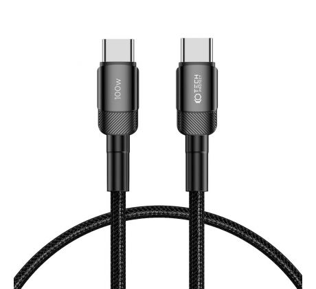 KÁBEL TECH-PROTECT ULTRABOOST EVO TYPE-C CABLE PD100W/5A 25CM BLACK