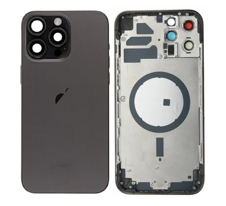 Apple iPhone 14 Pro - Zadný housing (Space Black)