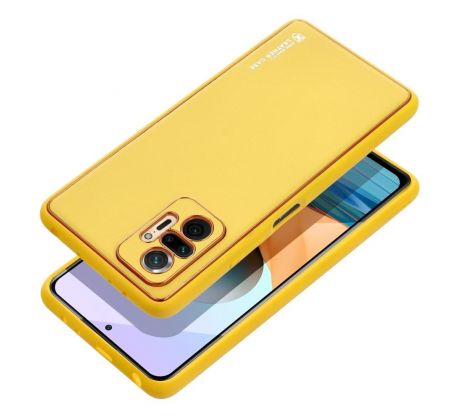 LEATHER Case  Xiaomi Redmi 13C žltý