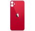 Apple iPhone 11 - Zadné sklo housingu - červené