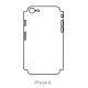 Hydrogel - matná zadná ochranná fólia (full cover) - iPhone 8 - typ výrezu 2