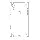 Hydrogel - matná zadná ochranná fólia (full cover) - iPhone XR - typ výrezu 5