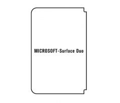 Hydrogel - matná ochranná fólia - Microsoft Surface Duo 2 - ľavá strana 