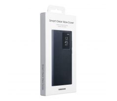Original Smart Clear View Cover EF-ZS908CBEGEE Samsung Galaxy S22 Ultra čierny blister
