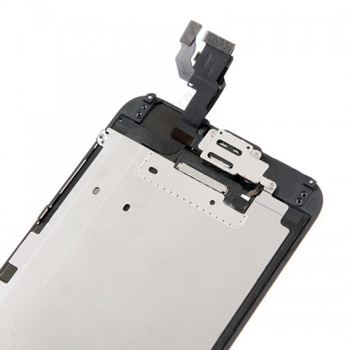 Čierny LCD displej iPhone 6S s prednou kamerou + proximity senzor OEM (bez home button)