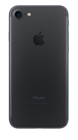 Apple Zadný kryt iPhone 7 čierny/ Matte Black