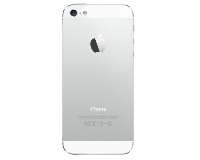 Apple iPhone 5 zadný kryt - biely