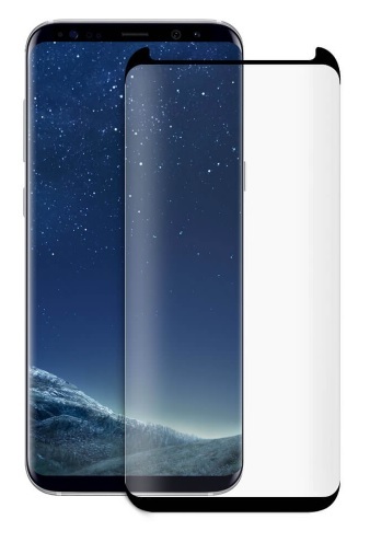 SES Ochranné tvrdené sklo 3D pre Samsung Galaxy S8 G950F - čierne 140035404SK