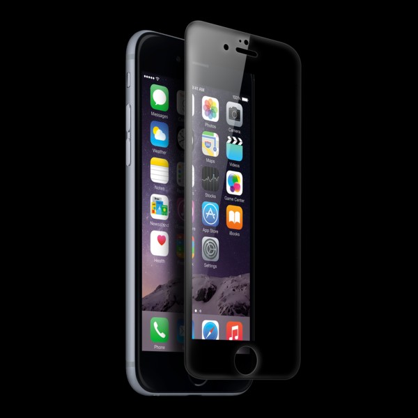 SES 3D ochranné tvrdené sklo pre Apple iPhone 8 - čierny rámik 140023506SK