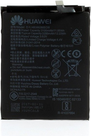 OEM Batéria Huawei HB386280ECW 3200mAh Huawei P10, Honor 9