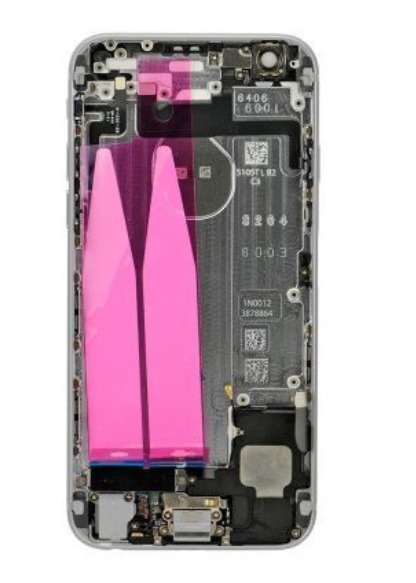 Apple Zadný kryt iPhone 6 space gray s malými dielmi