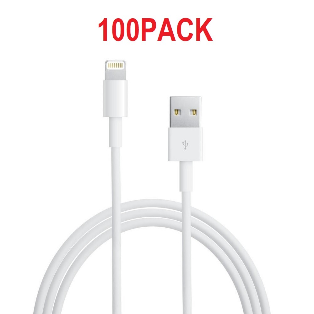 100PACK - USB dátový kábel Apple iPhone Lightning MD818 ORIGINAL (Bulk)