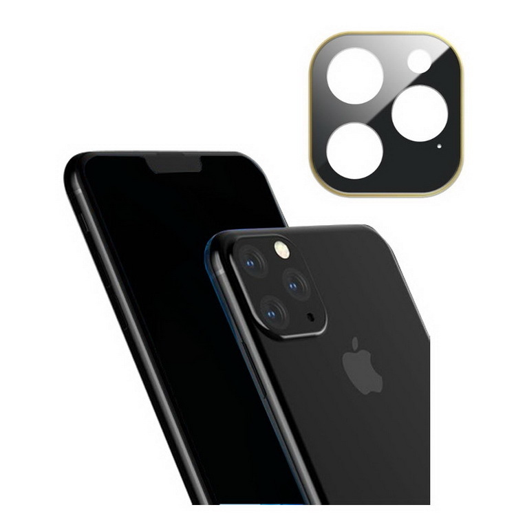 Camera Lens Protector (čierne) - Ochranné sklo na zadnú kameru pre Apple iPhone 11 Pro