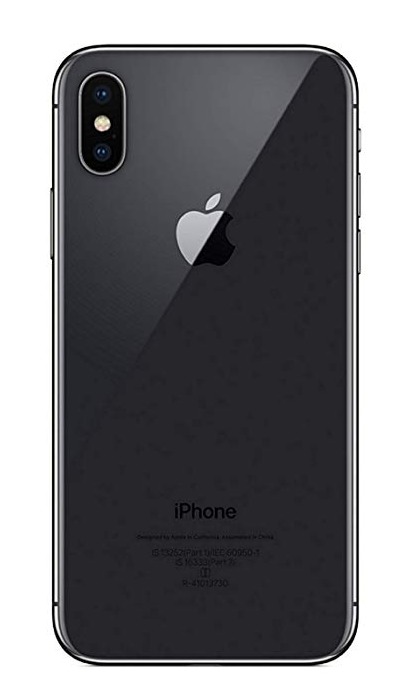 Apple iPhone XS Max - Zadné sklo housingu + sklíčko zadnej kamery - čierne