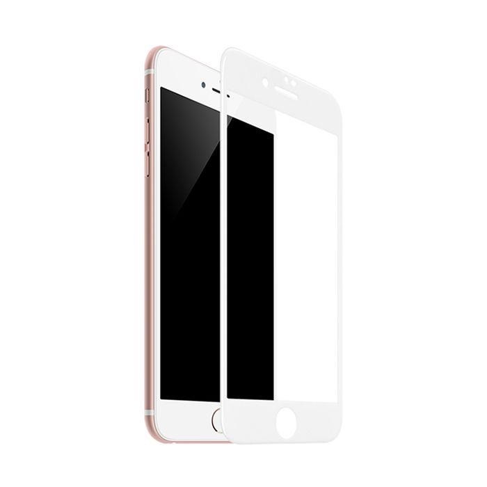 Borofone Elephant 3D full cover - ochranné sklo na celý displej - iPhone 6 Plus/6S Plus - biele