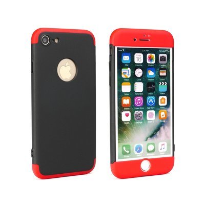 iPhone 5/5S/SE - Original GKK 360 Full Protection Case - červený