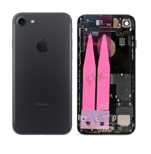 Apple Zadný kryt iPhone 7 čierny/ Matte Black s malými inštalovanými dielmi