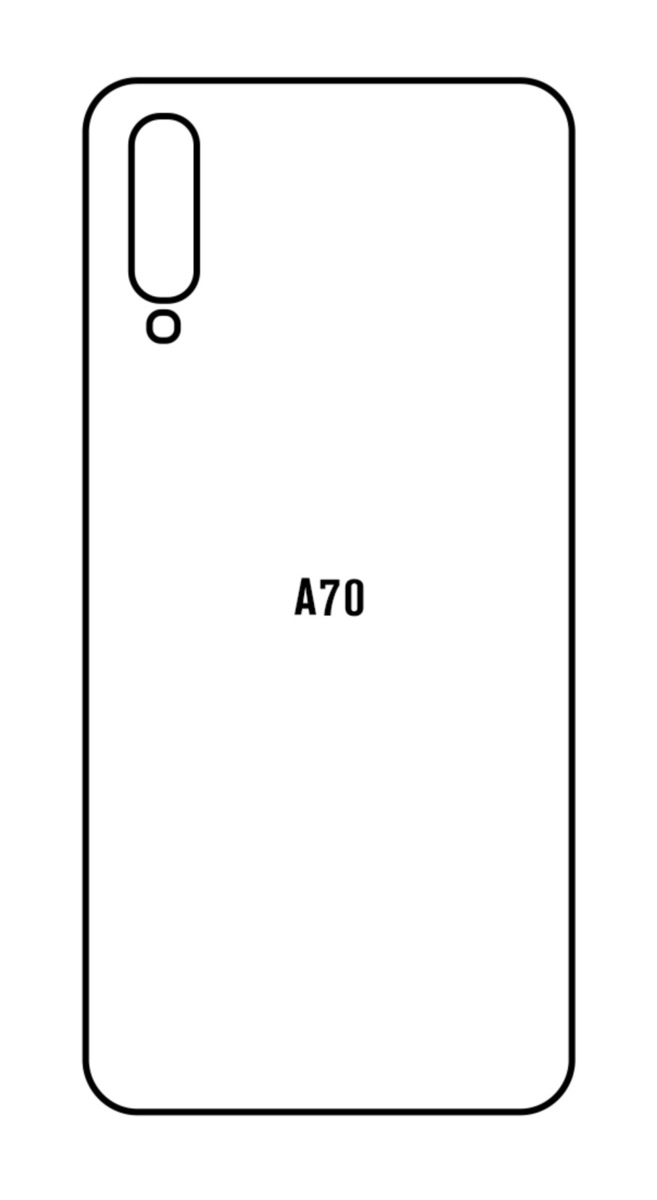 Hydrogel - zadná ochranná fólia - Samsung Galaxy A70