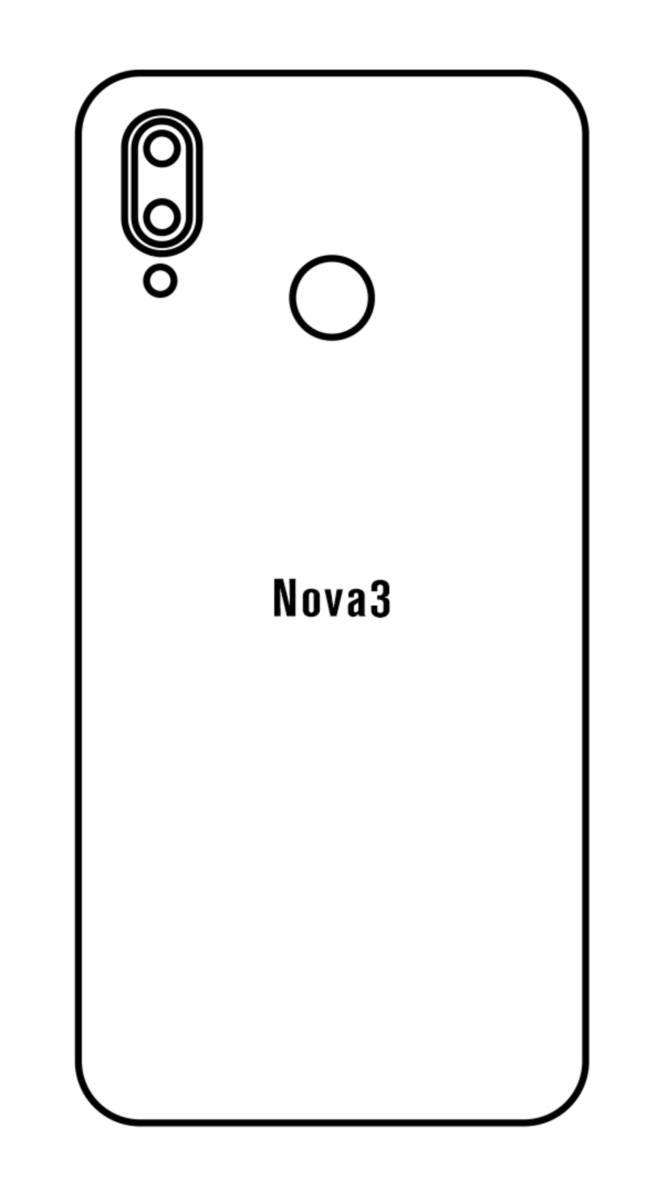 Hydrogel - zadná ochranná fólia - Huawei Nova 3